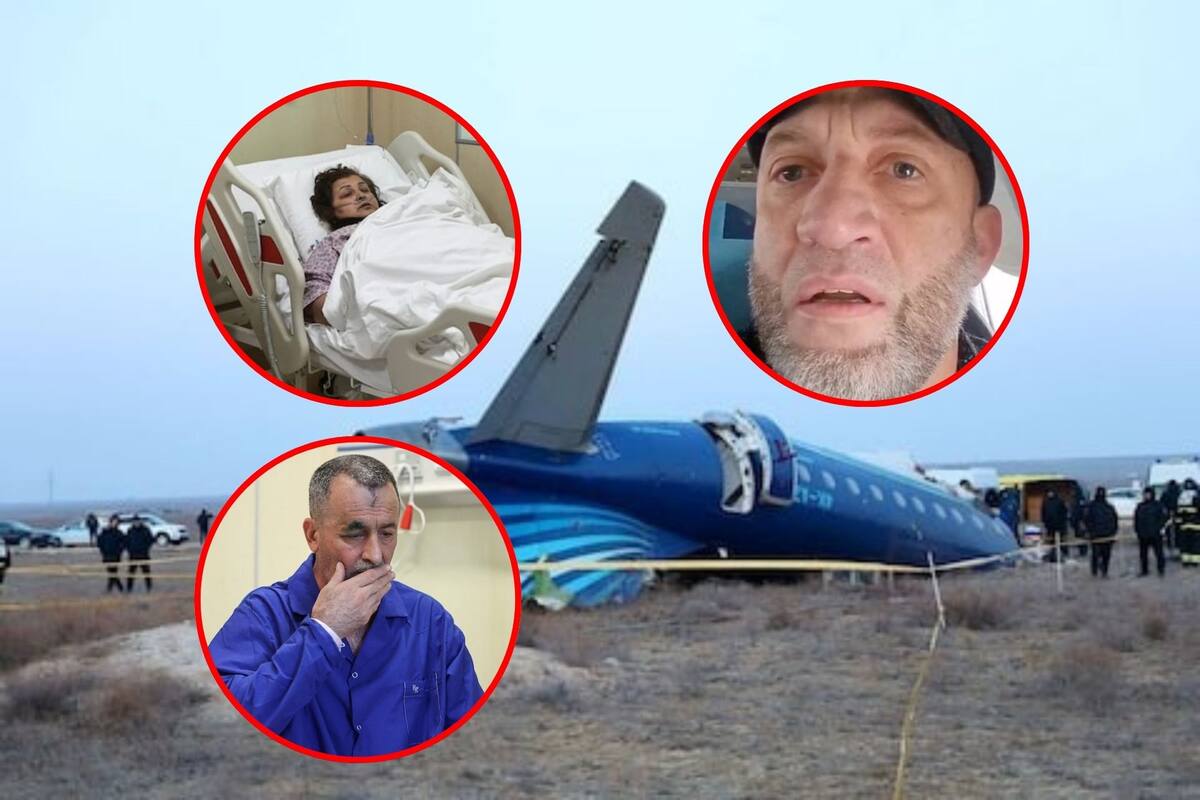 Sobrevivientes dicen haber escuchado una explosión antes del accidente de avión azerbaiyano
