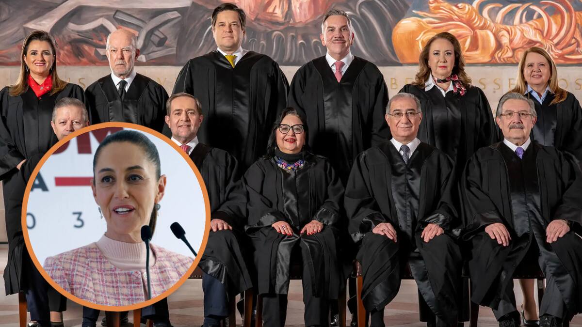 Claudia Sheinbaum reta a los ministros del Poder Judicial. Foto: Especial