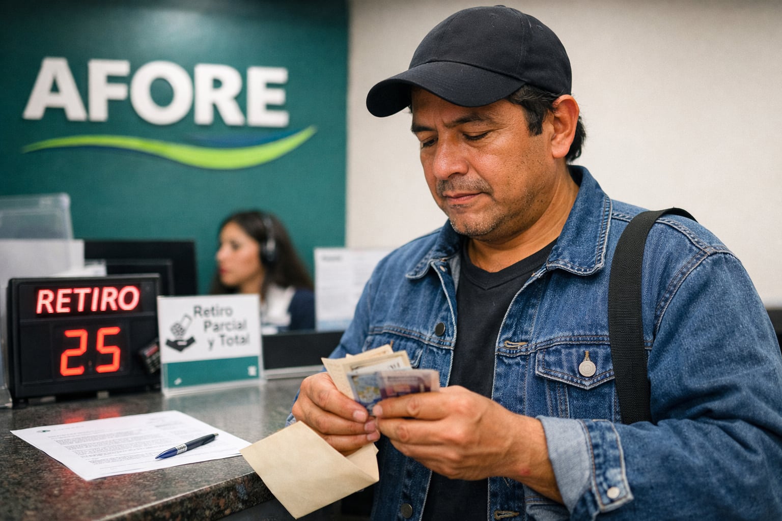 Especialistas del sistema de ahorro para el retiro suelen recomendar utilizar el retiro parcial solo en situaciones sumamente necesarias | Foto: Imagen Generada con IA