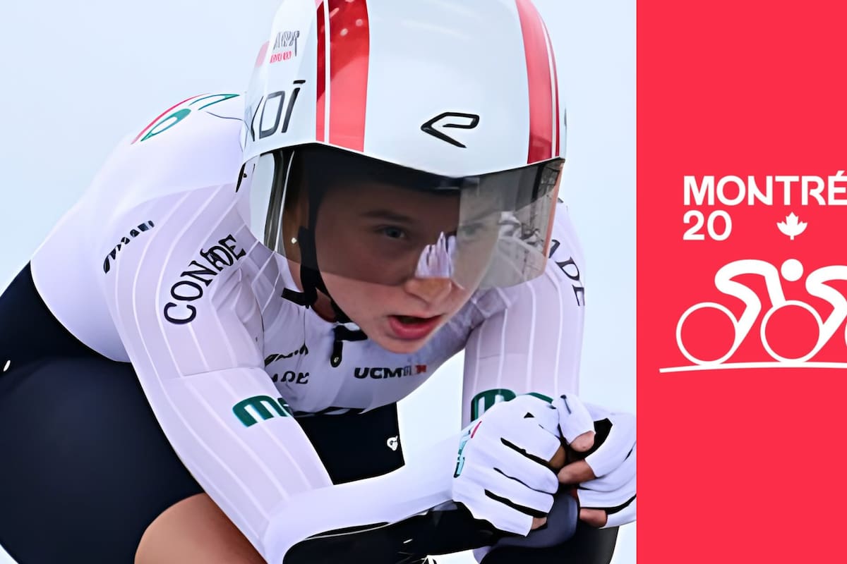 Romina Hinojosa, novia de Isaac del Toro, debutó en la contrarreloj del Mundial de Ciclismo: ¿Cómo le fue?