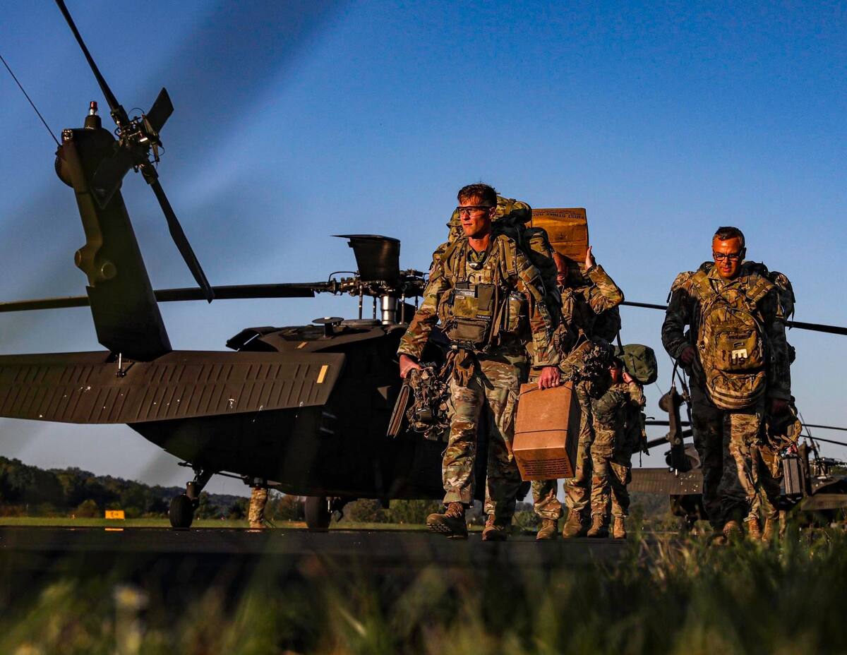 Soldados de la 101 Airborne Division, también conocidos como los ‘Screaming Eagles’, en una fotografía de archivo. |
Crédito: X @101stAASLTDIV
