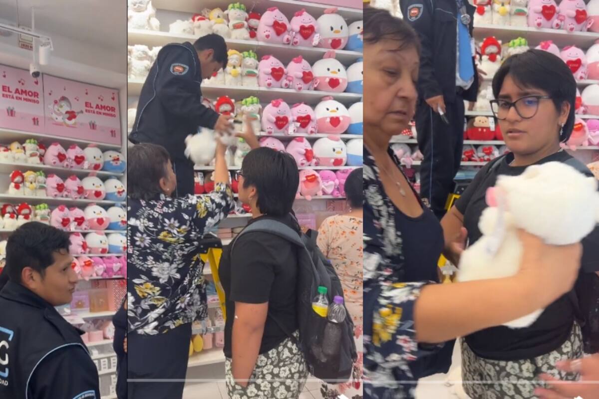 VIRAL: señora le ARREBATA el último peluche a una joven en Miniso