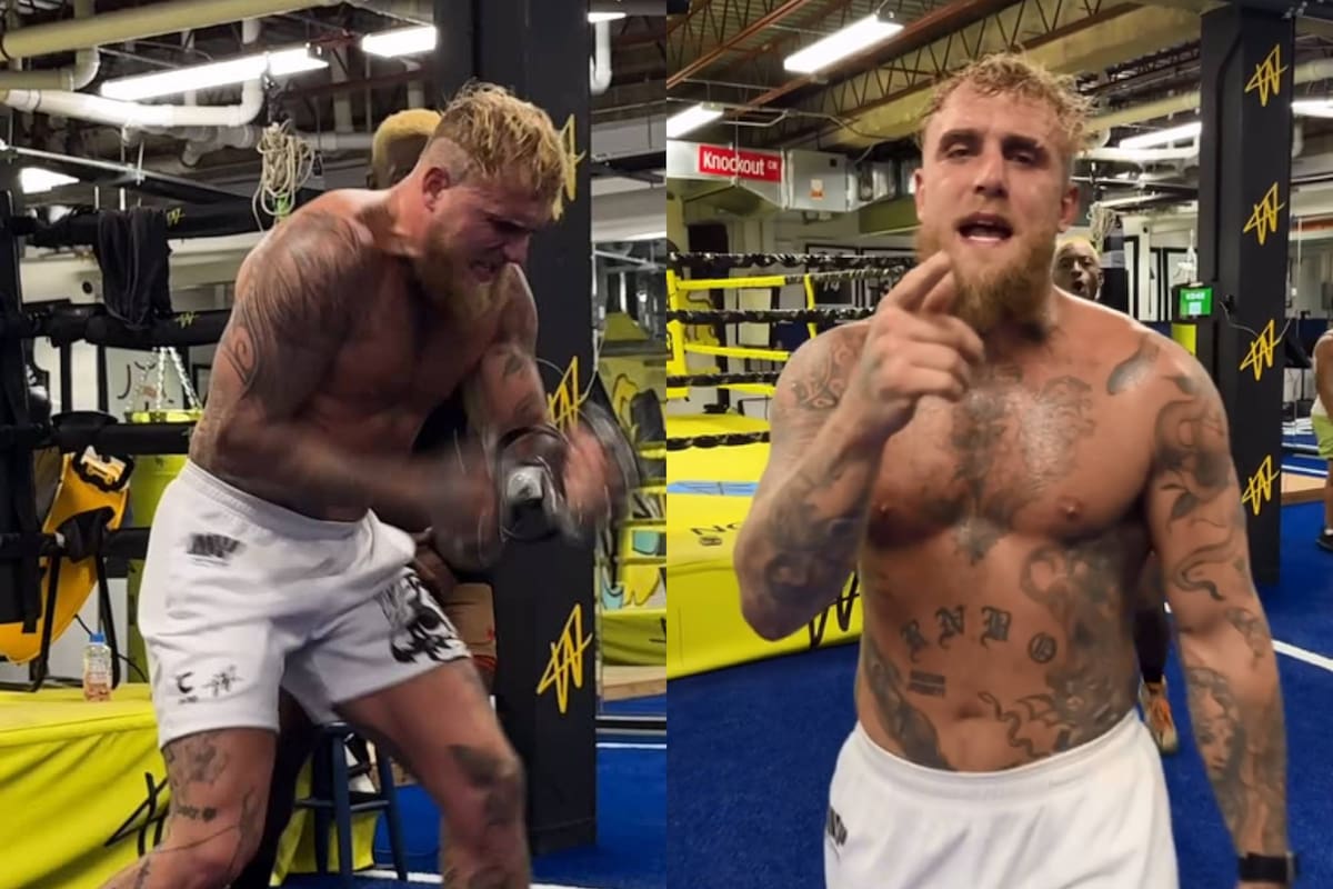 Jake Paul demuestra impresionante entrenamiento antes de su pelea con Chávez Jr.