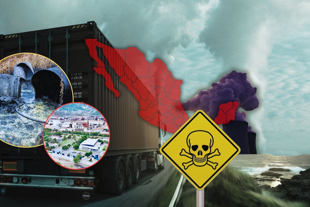 México es el principal receptor de estos residuos peligrosos exportados por Estados Unidos, una práctica legal, pero con graves riesgos para la salud