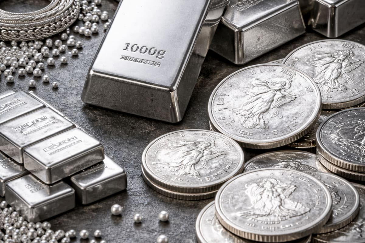 La plata vive su mejor momento en décadas y supera al oro en rendimiento anual; así se cotiza el metal en mercados internacionales, desde acciones mineras, monedas y lingotes al alcance de inversionistas