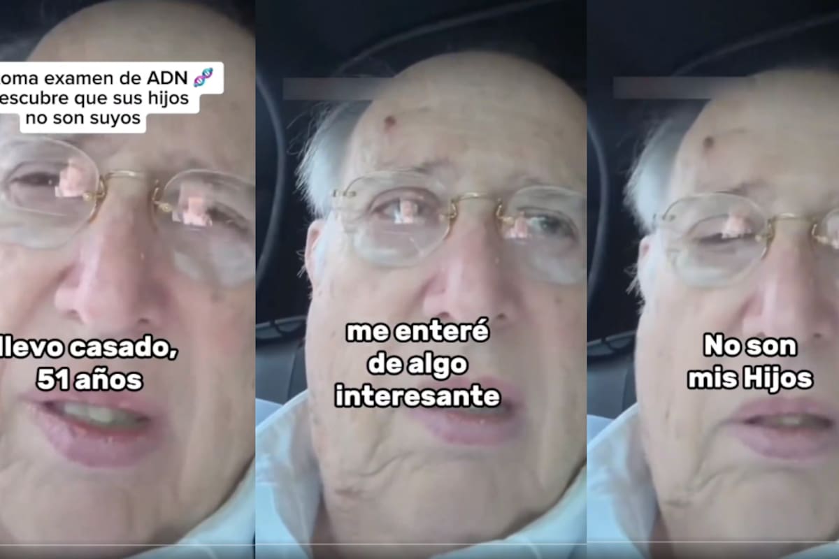 VIRAL: señor descubre tras 51 años de matrimonio que sus dos hijos realmente no son de él