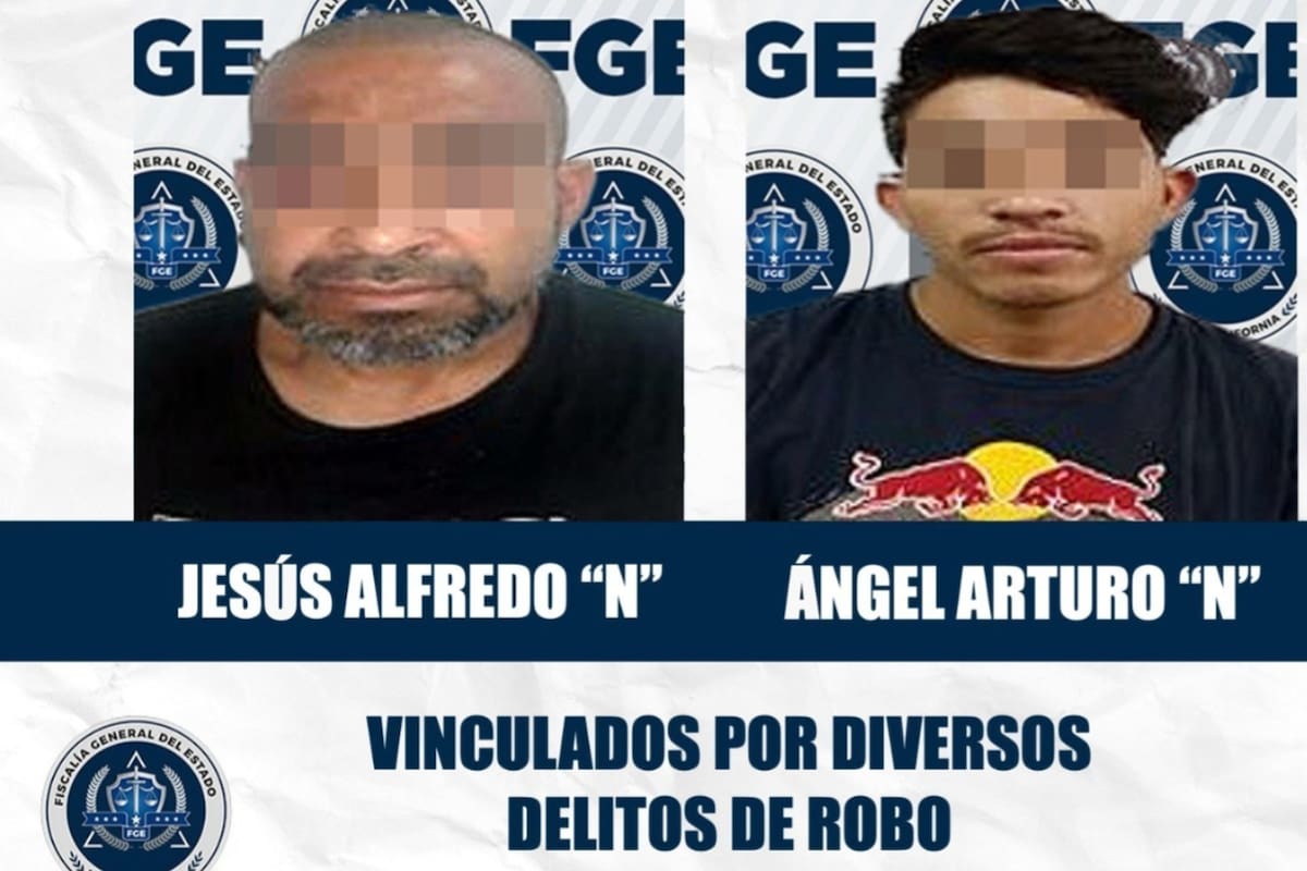 Robos con violencia terminan en prisión preventiva para dos imputados