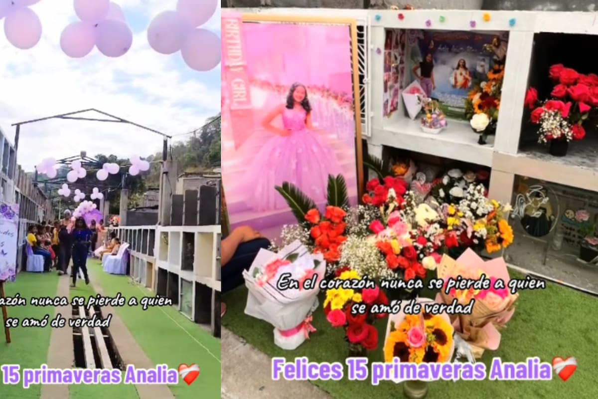 Video viral: Celebran fiesta de XV años en el cementerio