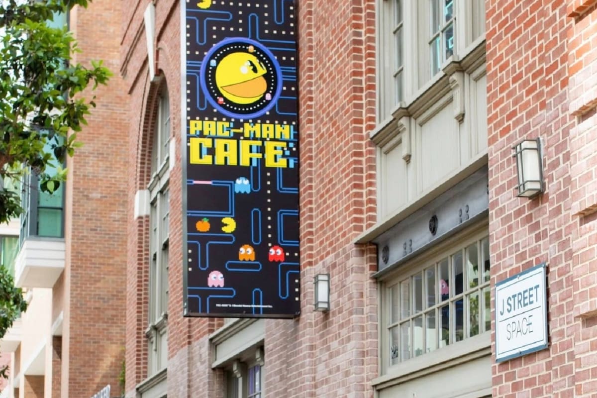 Pac-Man Café está abierto todos los días con juegos gratis en San Diego