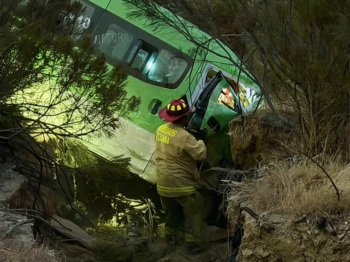 El accidente ocurrió sobre el bulevar 2000, en dirección hacia El Refugio. Foto: Border Zoom