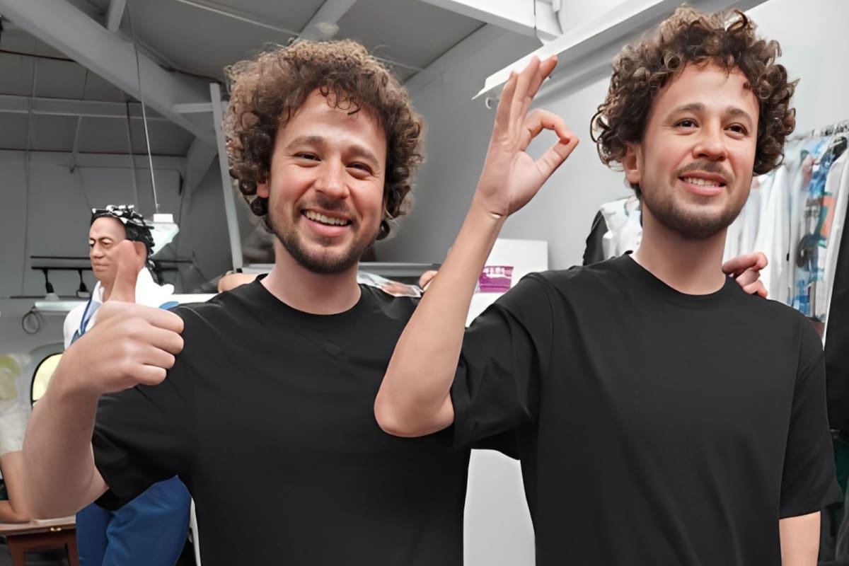 Luisito Comunica presenta su escultura en el Museo de Cera de la CDMX