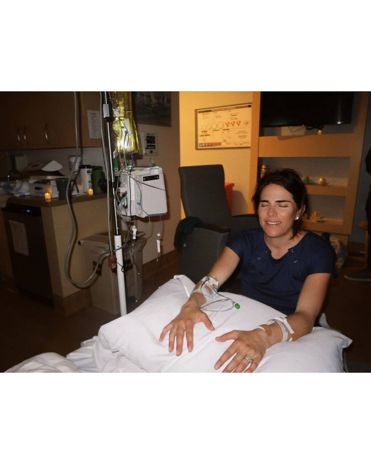 Después de un maratón de 33 horas de trabajo de parto nació la tercera hija de Karla Souza.