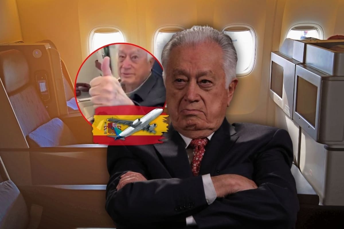 Exhiben a Manuel Bartlett, exdirector de la CFE, tomando un viaje de primera clase rumbo a España (VIDEO)