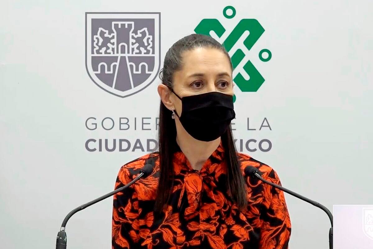 La jefa de Gobierno de la capital mexicana, Claudia Sheinbaum, habla durante una conferencia de prensa en Ciudad de México (México). EFE/José Pazos/Archivo