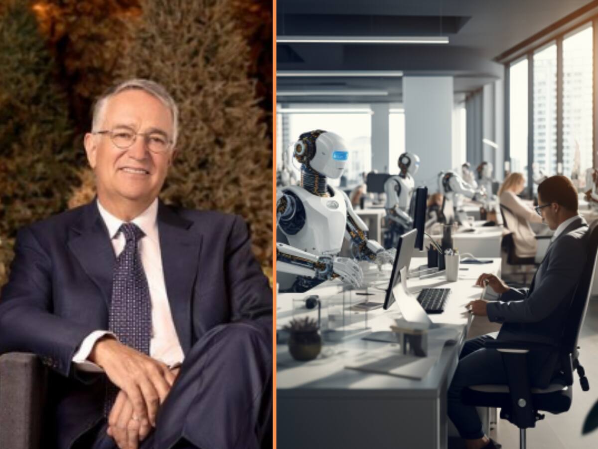 Salinas Pliego aseguró que si se aprueba la reducción a la jornada laboral en México, "van a acabar con los empleos formales haciéndolos incosteables", por lo cual se recurriría a la IA. | Crédito: IG @ricardosalinas/Imagen creada por la IA (Midjourney)