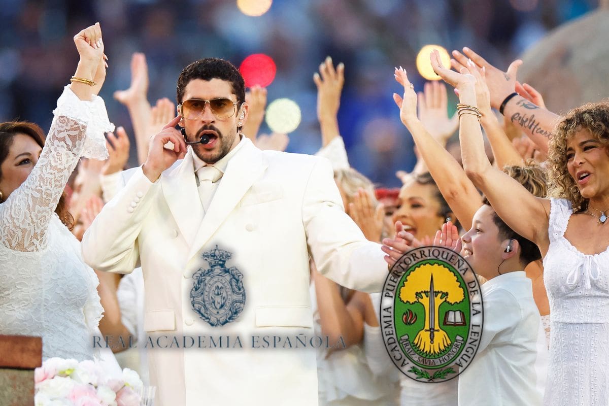 RAE y Academia Puertorriqueña reconocen a Bad Bunny por su impacto en el español tras su show histórico en el Medio Tiempo del Super Bowl LX