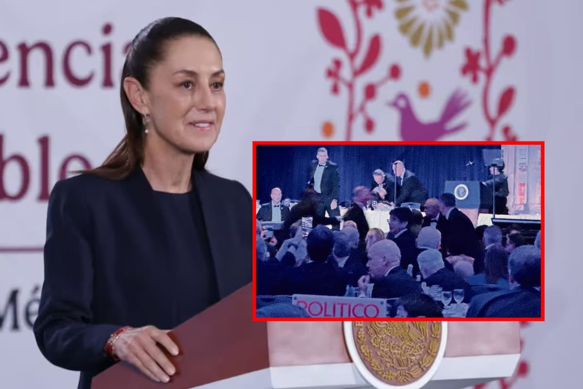 Sheinbaum sobre atentado en cena de corresponsales de la Casa Blanca: “Debemos estar en contra de la violencia política”