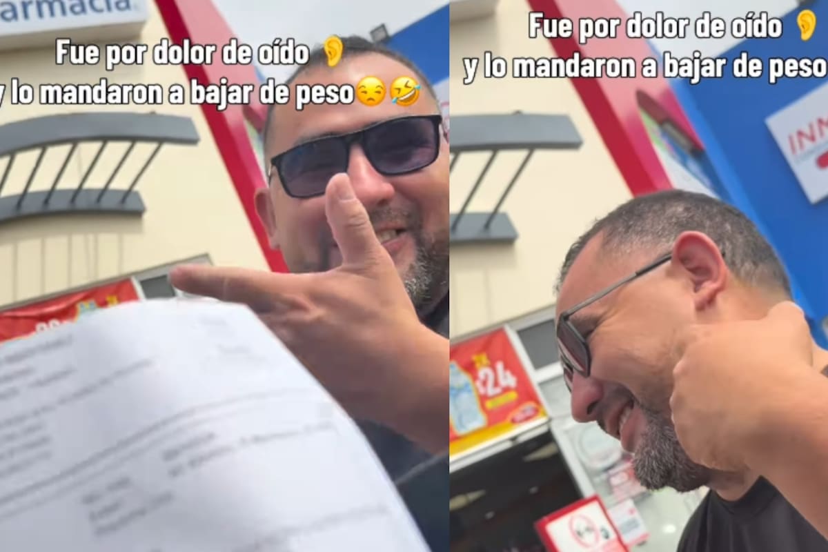 “Y que me dice: ‘Baja de peso’” Hombre acude al médico por un dolor de oído y asegura que le recomendaron adelgazar