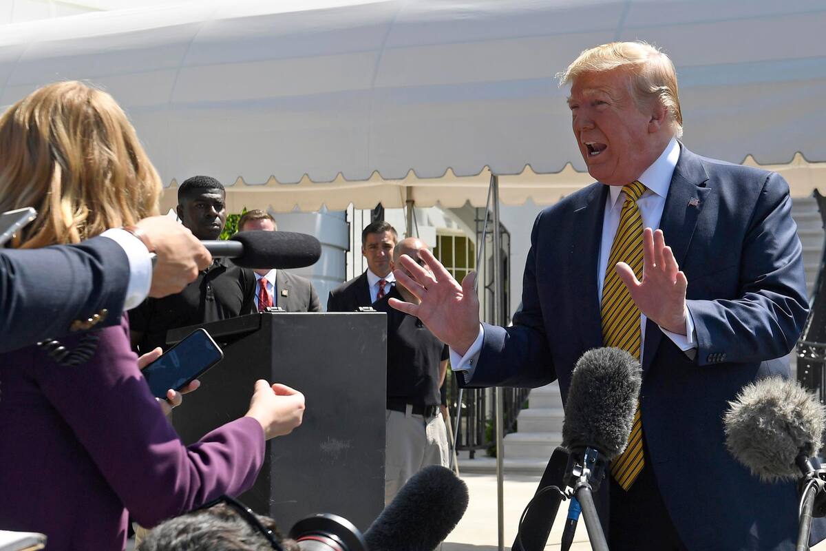Sigue el pie opción militar contra Irán: Trump