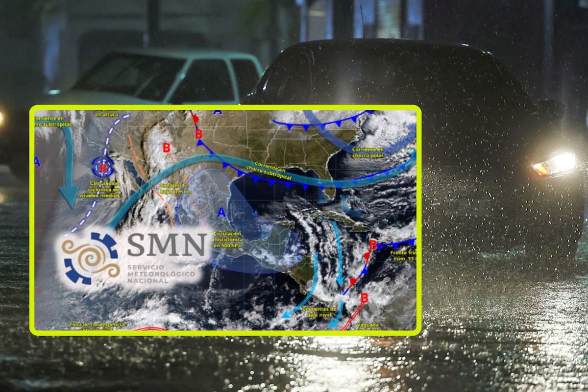 Fuertes lluvias, nevadas y vientos de hasta 80 km/h para mañana lunes y martes en estas ciudades; el Norte será la zona más afectada