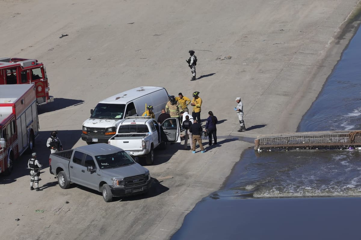 Localizan cadáver en la canalización, a pocos metros de la garita El Chaparral