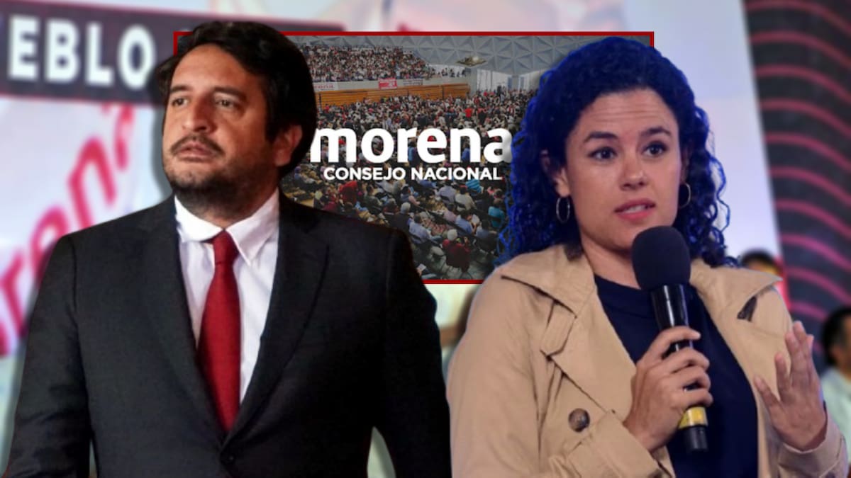 ARCHIVO. Luisa María Alcalde es la nueva dirigente de Morena, y Andrés Manuel López Beltrán, hijo de AMLO, el secretario general. FOTO: Especial