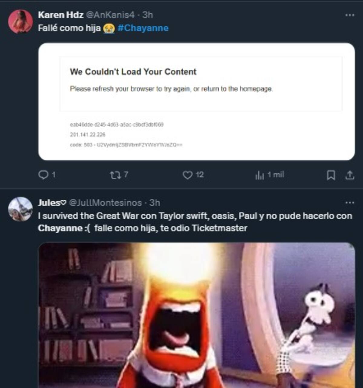 Usuarios decepcionados por no poder comprar boletos para Chayanne