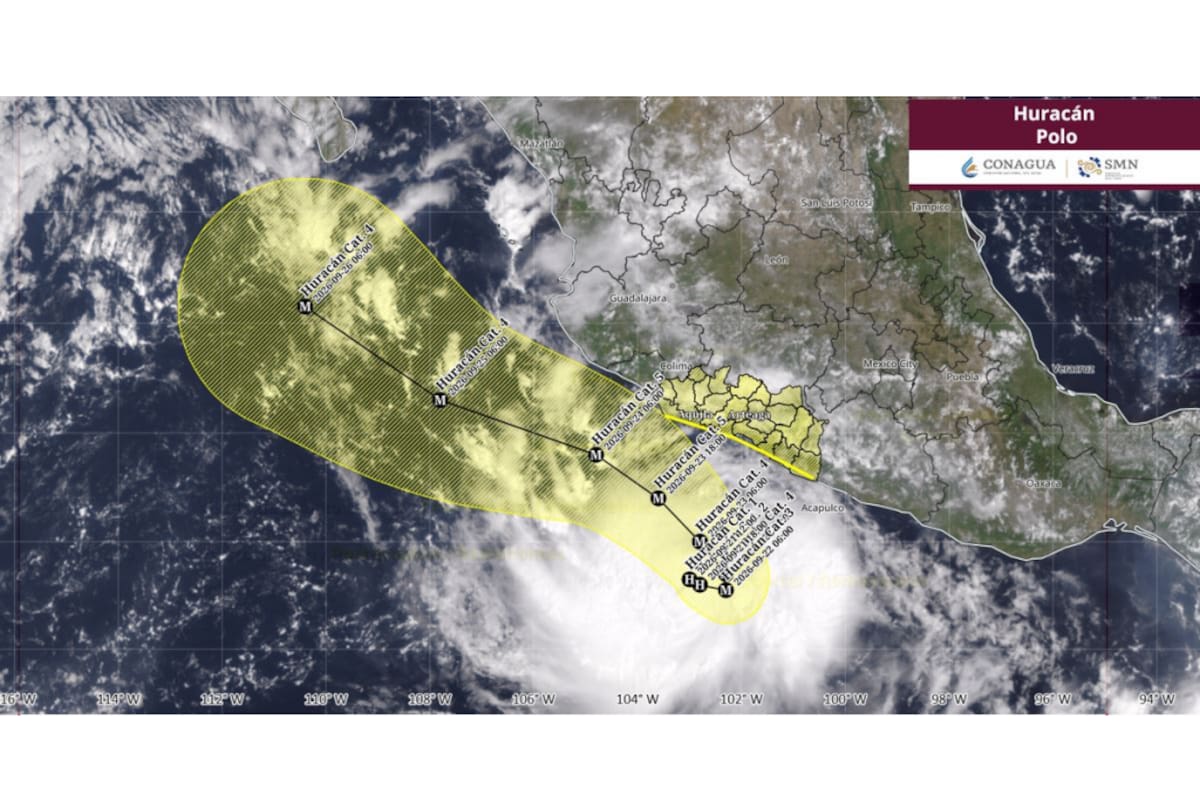 Huracán Polo alcanza categoría 1 frente a las costas de México y podría intensificarse rápidamente: estos son los estados que tendrán lluvias, oleaje elevado y riesgo de inundaciones