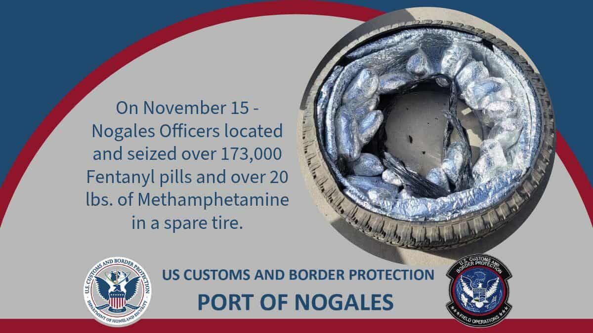 Incautación de narcóticos en Nogales.