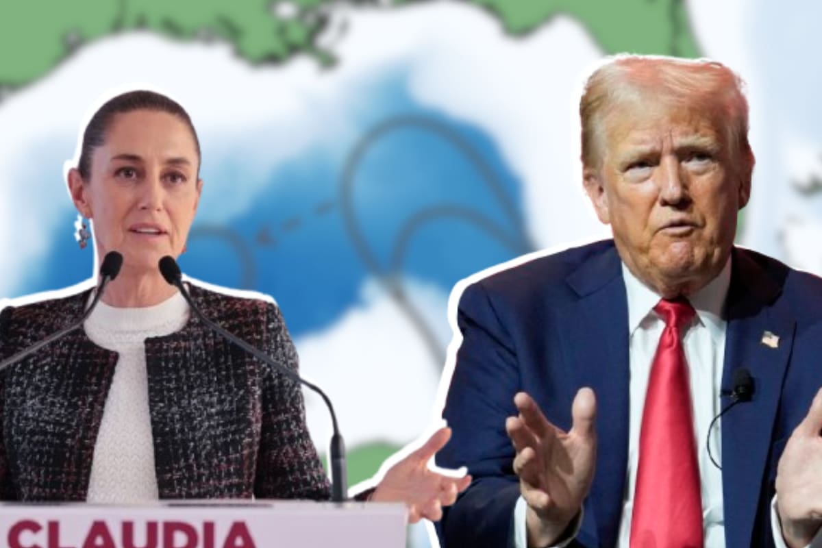 Claudia Sheinbaum responde a propuesta de Donald Trump sobre el cambio de nombre del Golfo de México ¿Qué le dijo?