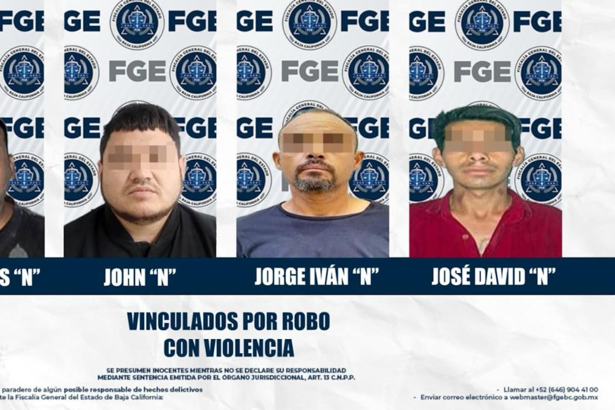 Cuatro sujetos son vinculados por asaltos a establecimientos comerciales
