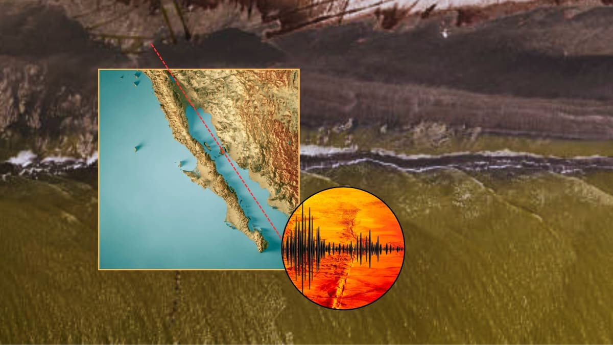 La península de Baja California se está separando de México. Foto: Especial