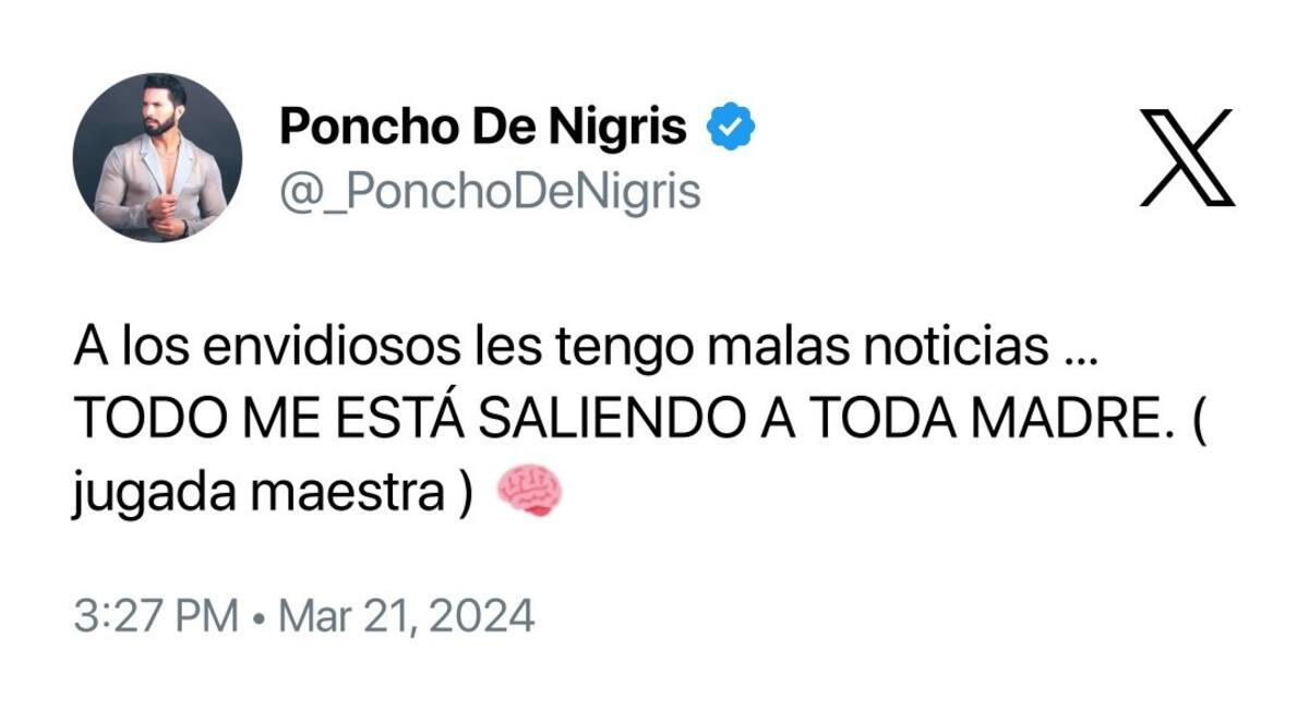 El influencer dio a entender que todo fue una estrategia de su parte.