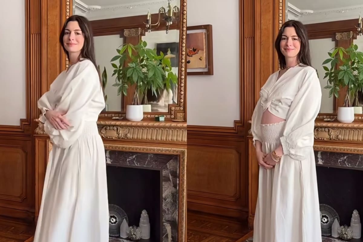 Anne Hathaway anuncia que está embarazada de su tercer hijo a sus 43 años de edad