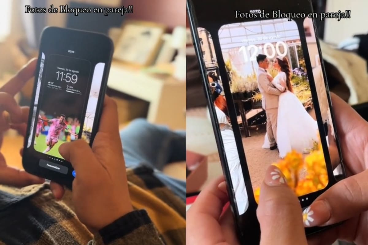 Hombre cambia su pantalla de bloqueo cuando se enoja con su novia y con Messi