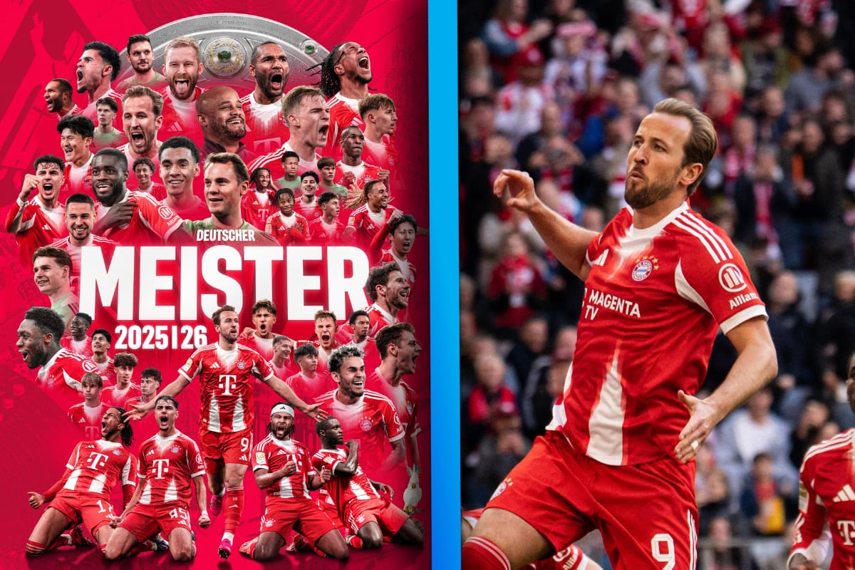 Bayern Múnich es matemáticamente campeón de la Bundesliga y logra su título número 35 en su historia