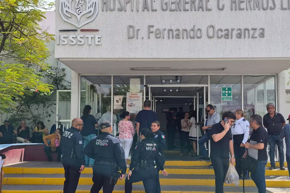 Evacúan a 350 personas por fuga de gas en hospital del Issste en Hermosillo