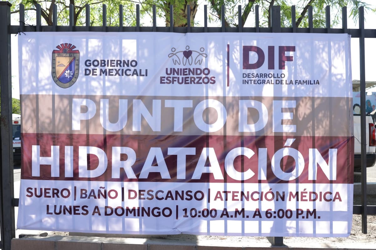 Con dos meses de anticipación, instalan punto de hidratación en el Albergue El Peregrino