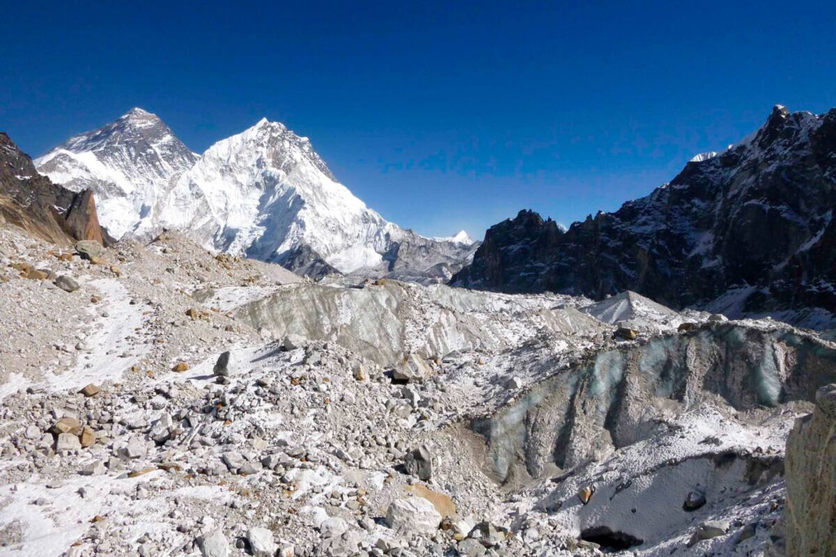 Imágenes muestran rápido deshielo del Himalaya