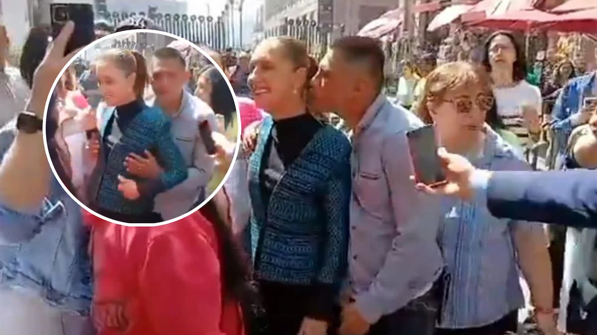 La presidenta Claudia Sheinbaum fue víctima de acoso sexual y manoseo de parte de un hombre mientras recorría calles del Centro Histórico de la Ciudad de México.