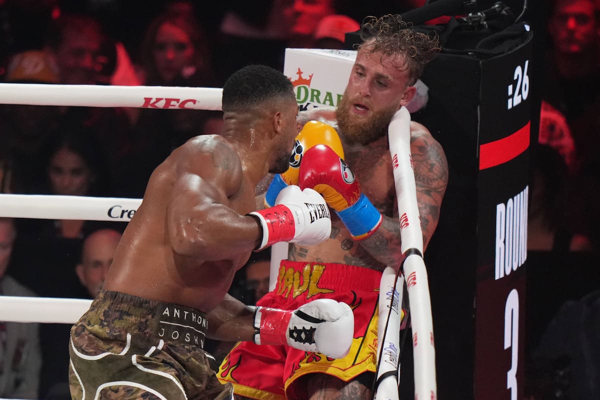 Jake Paul sale del ranking crucero de la AMB tras derrota ante Anthony Joshua
