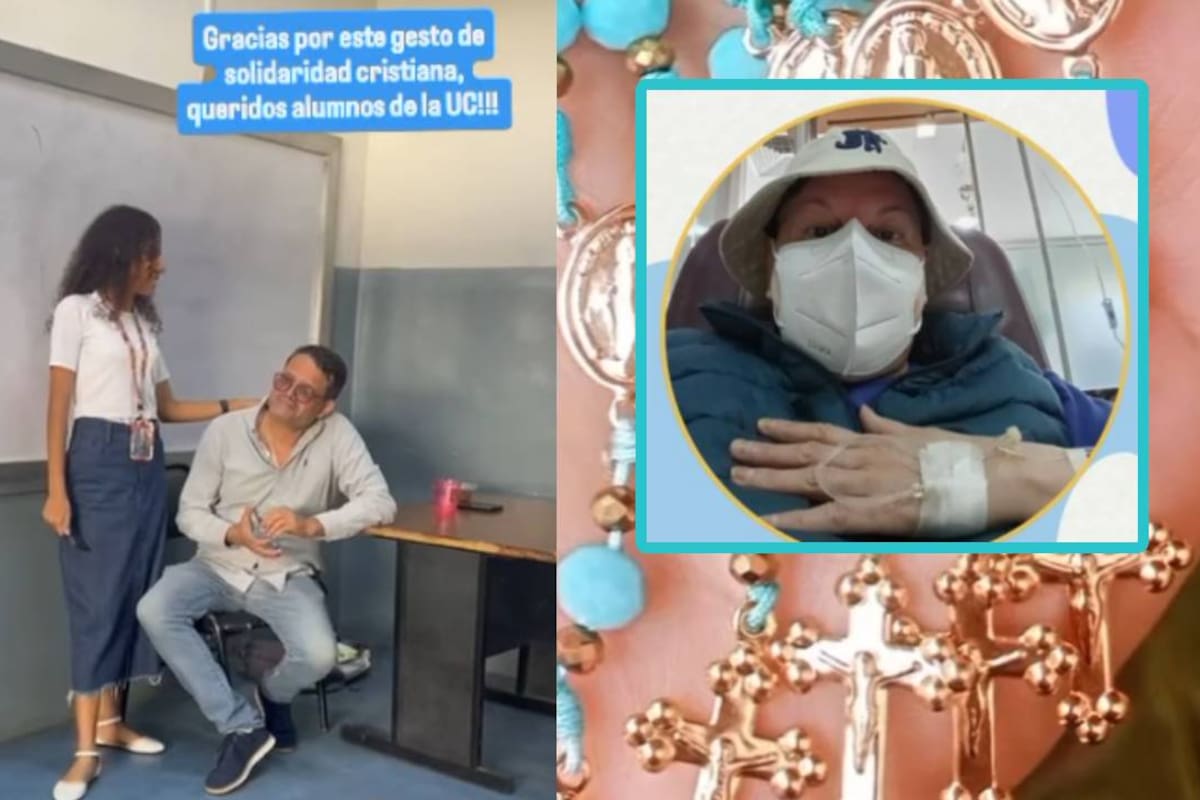VIDEO: Estudiantes universitarios en Venezuela realizan un gesto de amor y empatía tras colecta sorpresa para la esposa de su profesor, quien fue diagnosticada con cáncer de ovario y este 2026 un examen le reveló la progresión de la enfermedad en la pelvis; su meta es recaudar más de 20 mil dólares para su tratamiento
