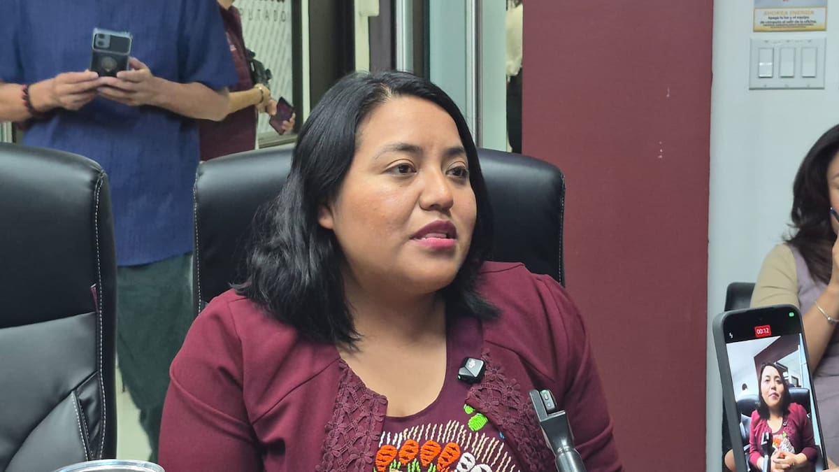 Presidenta de la Comisión de Asuntos Indígenas, Evelyn Sánchez Sánchez.│Foto: Fernando Guerrero