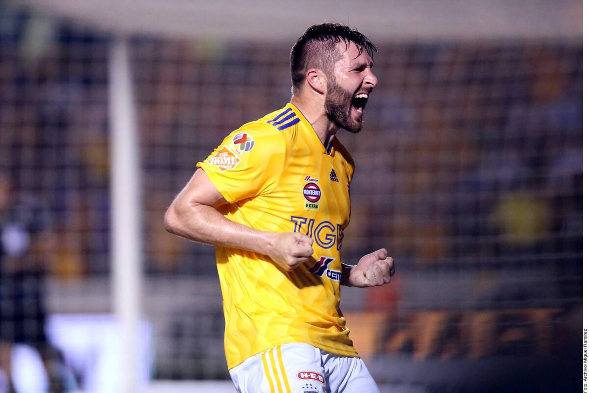 FOTO: Mujer interrumpe partido y abraza a André-Pierre Gignac