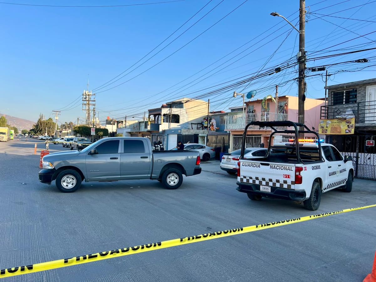 El hecho se registró hoy a pocos metros de la aduana de Otay. Foto: Leonardo González
