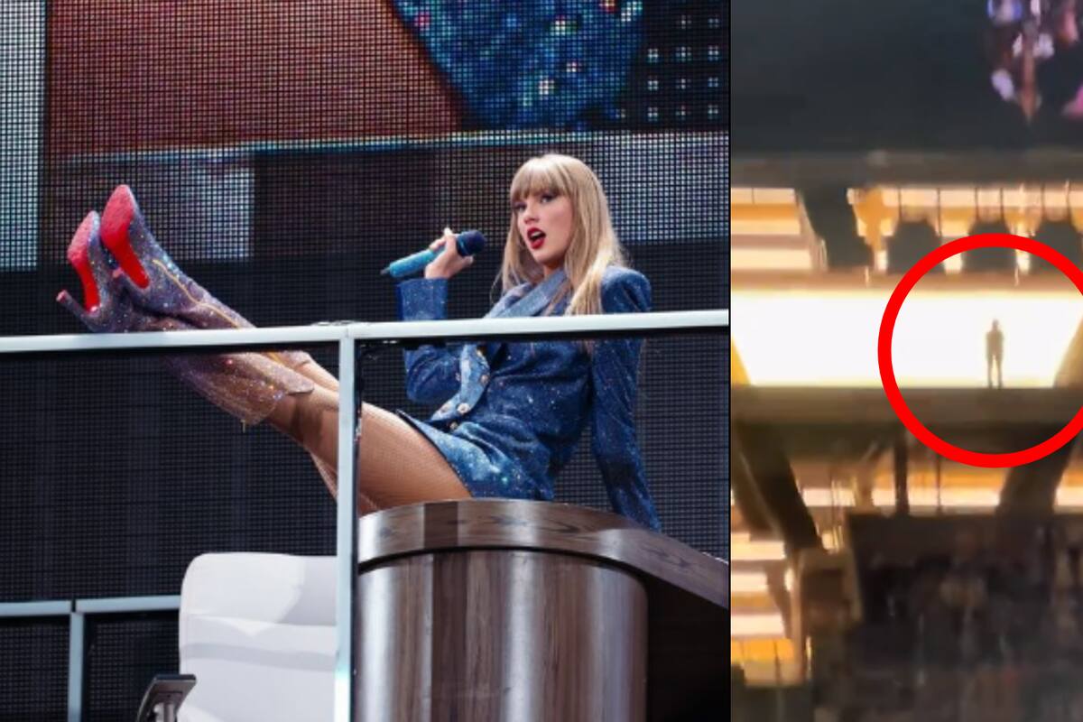 Aparece una figura misteriosa durante concierto de Taylor Swift en Madrid