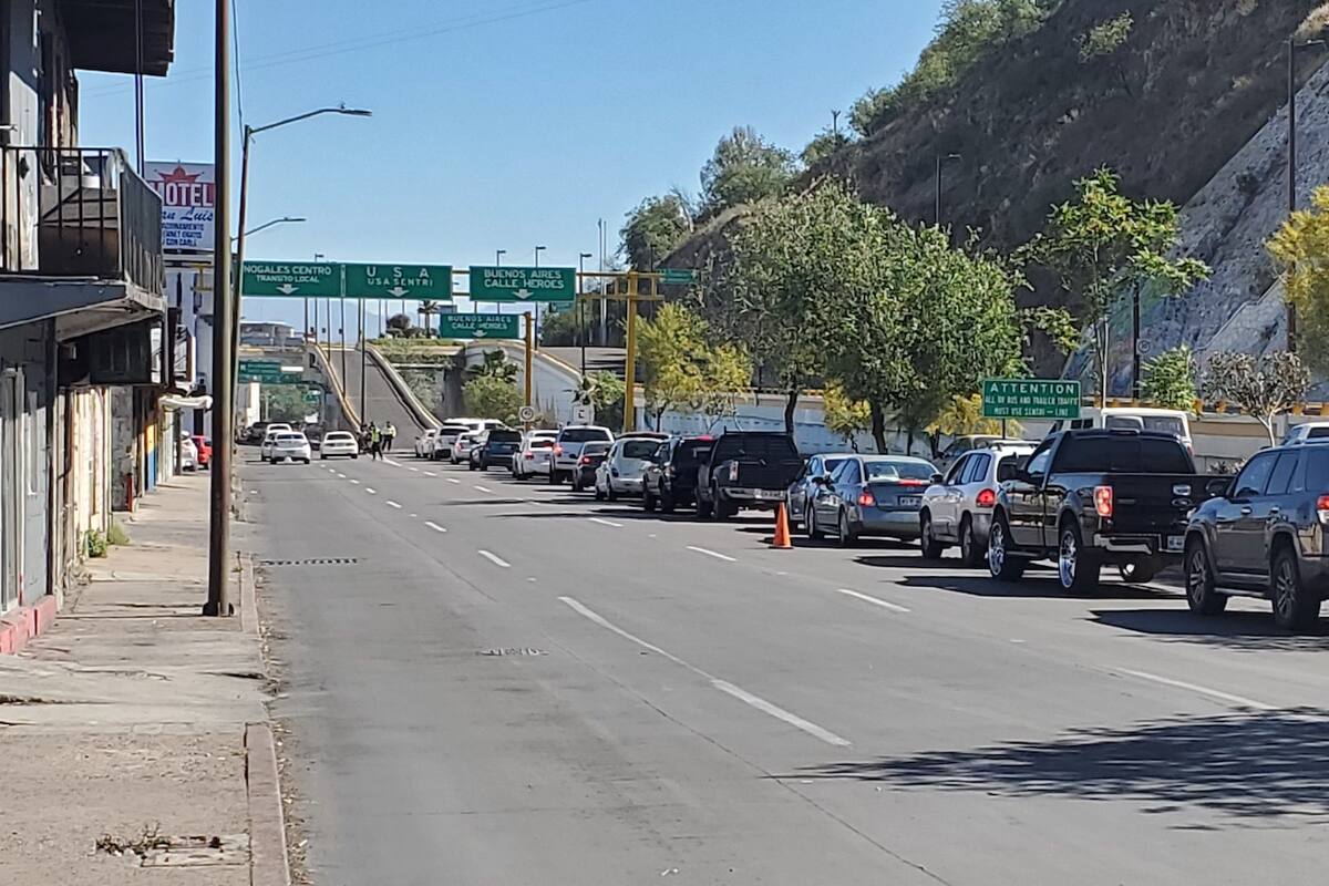 Reapertura Fronteriza: Despejan el acceso a línea Sentri en garita DeConcini en Nogales