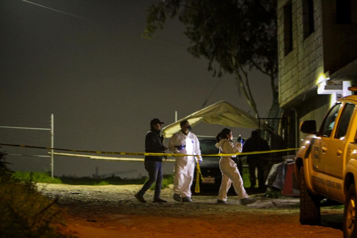 Un hombre de alrededor de 62 años fue asesinado por disparos de arma de fuego la tarde de este martes en la colonia Las Huertas, cuarta sección, en la delegación La Mesa. Foto: Border Zoom