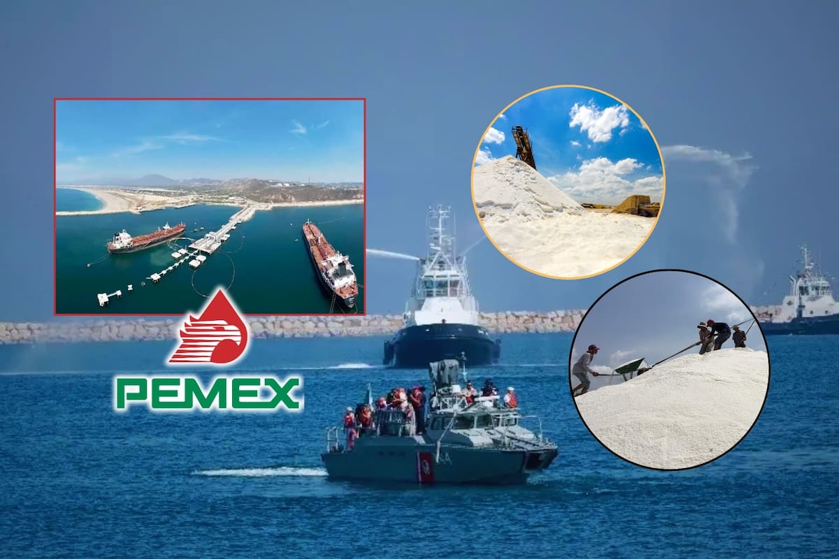 Contaminación de Pemex y rompeolas en puerto de Salina Cruz, que alejó el mar casi 1 kilómetro, están afectando la producción de sal, de la cual dependen cerca de 500 familias de la zona