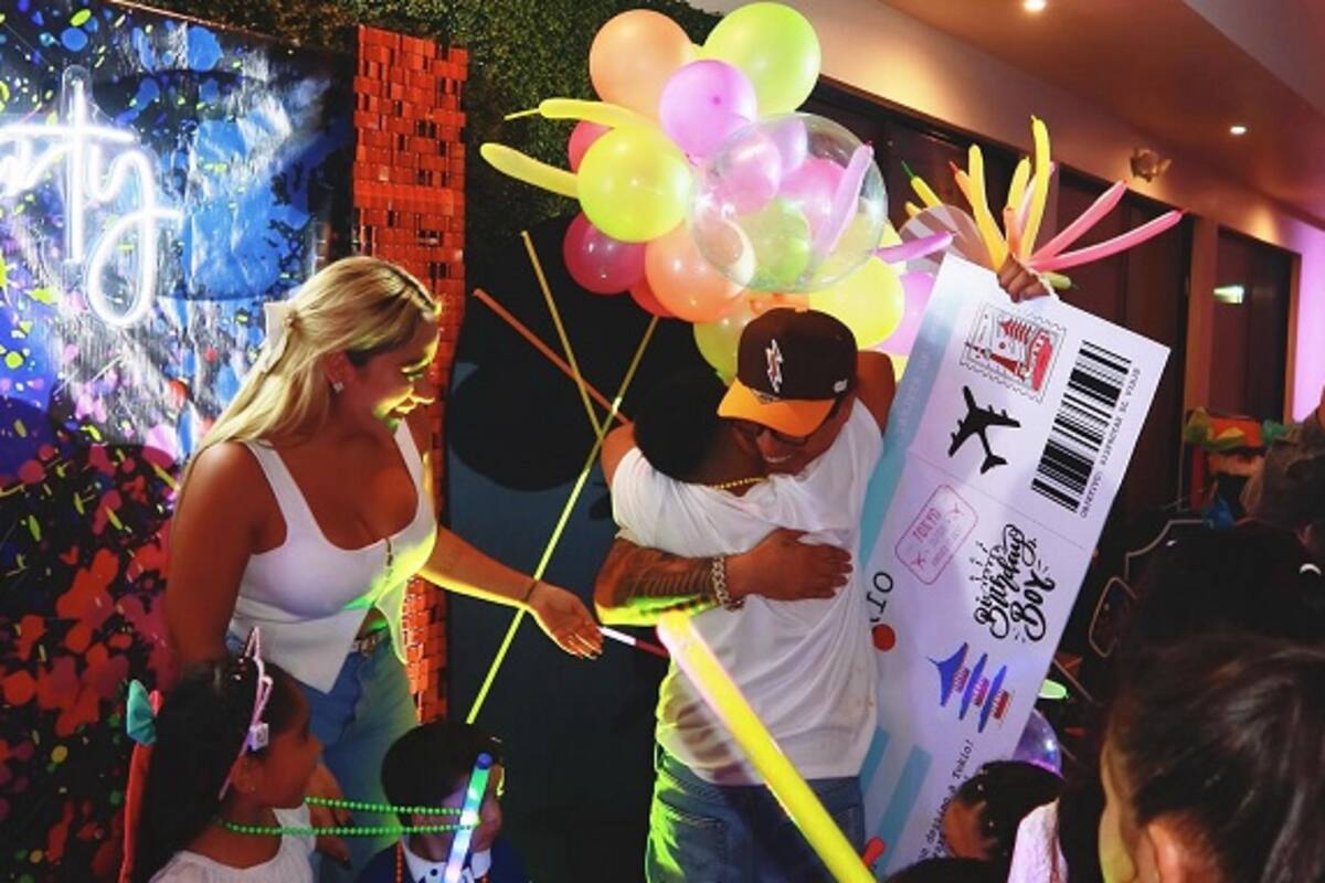 Así festejó Eduin Caz el cumpleaños de su primogénito